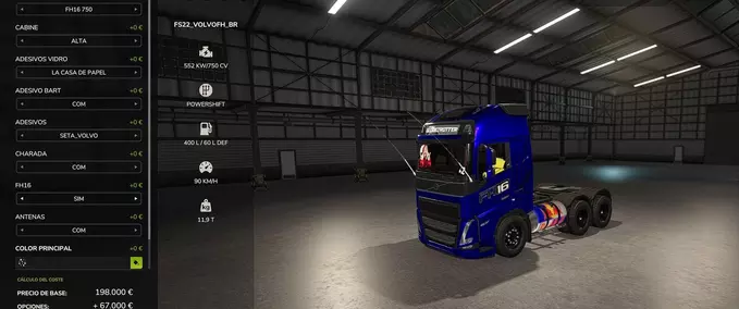 Volvo FH16 BR Mod Image