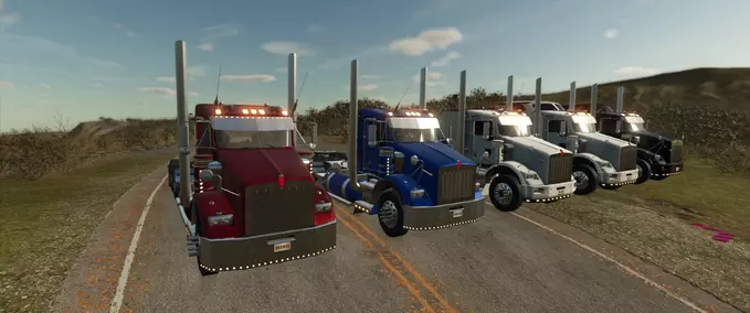 Trucks Kenworth T800 Rework Farming Simulator mod