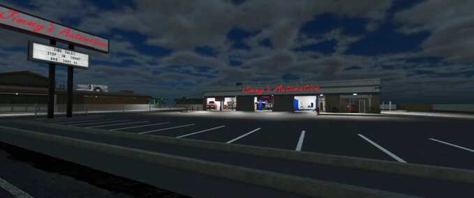 Buildings with Functions Jimmy's Automotive Farming Simulator mod