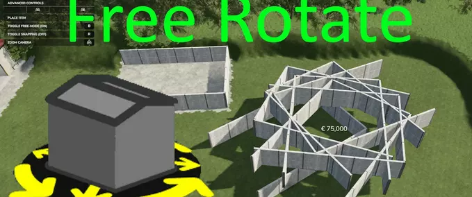 Freely Rotate Placeables Mod Image