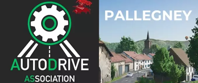 courseplay courses AutoDrive Course Pallegney Farming Simulator mod