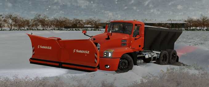 Trucks Mack Anthem 6x4 Winter Service Farming Simulator mod