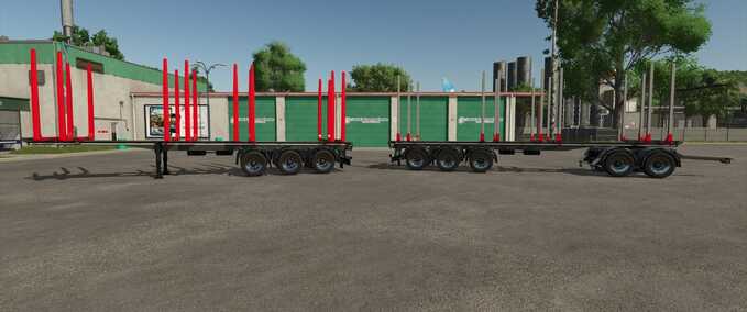 bale transport Shortwood Trailer Pack Farming Simulator mod