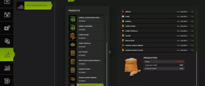 Factories Multi Grain Production Farming Simulator mod