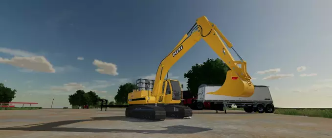 Exevators John Deere 200LC Propane Excavator Farming Simulator mod