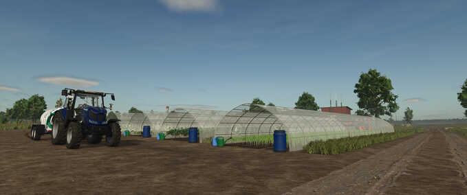 Greenhouses Foil Tunnel Farming Simulator mod