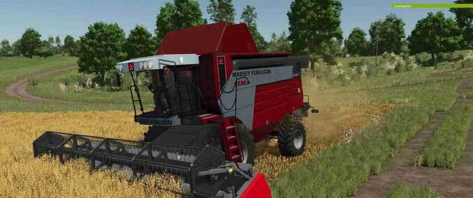 Other manufactors Massey Ferguson 7278 with Header Farming Simulator mod