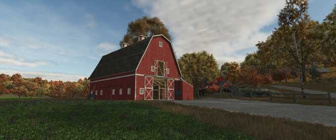 Sheds US Farm Barn Farming Simulator mod