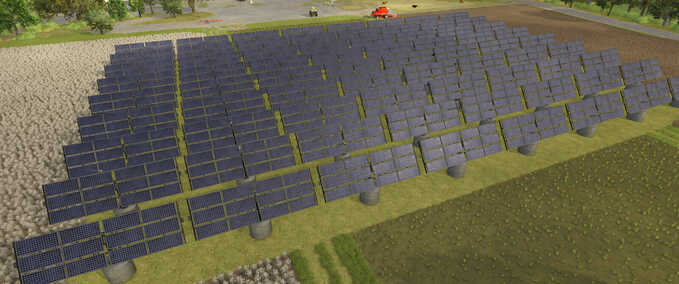 Placeable Objects Solar Farm Farming Simulator mod