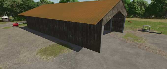 Sheds Big Wooden Shed Farming Simulator mod