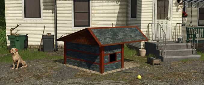 Placeable Objects Placeable Big Dog House Farming Simulator mod