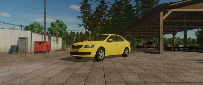 Cars Skoda Octavia III Farming Simulator mod