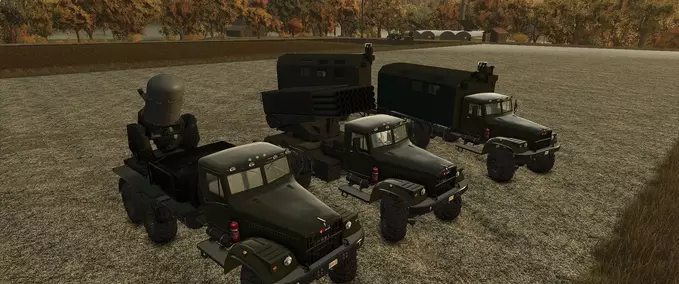 Other Vehicles Russian Military Pack Ural Farming Simulator mod