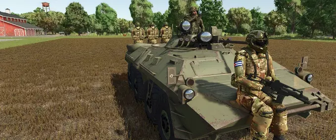 Other Vehicles BTR-80 Armored Personnel Carrier Farming Simulator mod