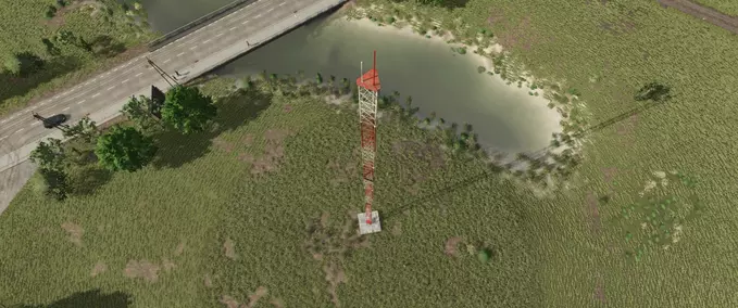 Buildings with Functions Radio Tower Farming Simulator mod