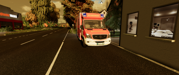 Other Hattingen fire department RTW skin Farming Simulator mod