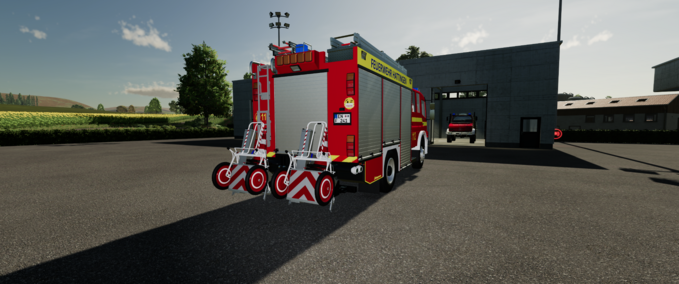 Other Hattingen fire department HLF 20 skin Farming Simulator mod