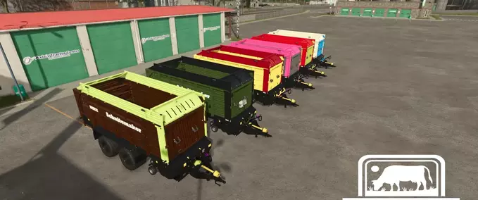 Forage Wagons Schuitemaker Rapide 580 Conversion - Color Selection & Flashers Farming Simulator mod