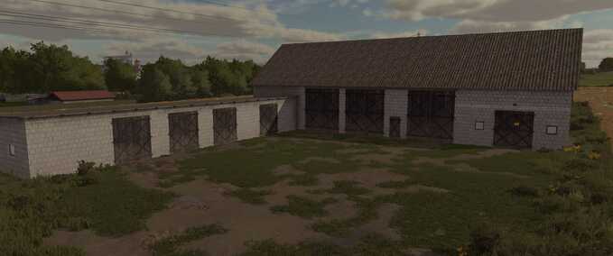 Animal Pens Polish Barn with Pigsty Farming Simulator mod