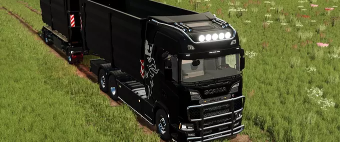 Trucks Scania S Hooklift Farming Simulator mod