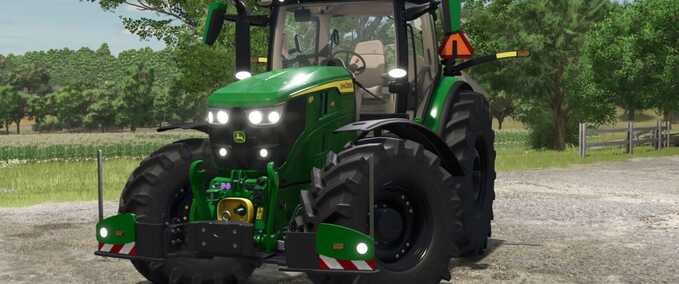 John Deere John Deere 6R with Agribumper Options Farming Simulator mod