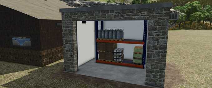 Placeable Objects Refrigerated Storage Building Farming Simulator mod