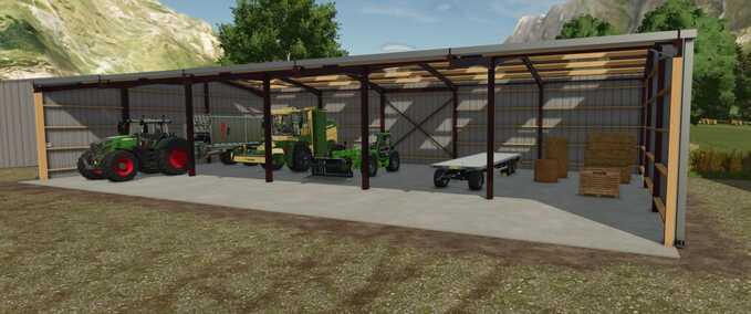 Buildings Agricultural Straw Shed Farming Simulator mod