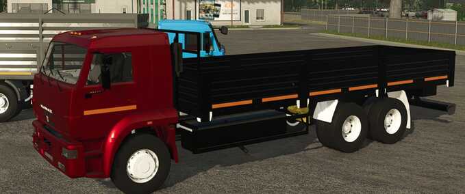 Trucks KAMAZ 65117 Farming Simulator mod