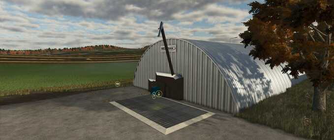 Buildings with Functions Fermentation Silo and Grass Dryer Farming Simulator mod