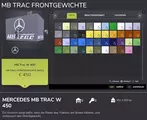 MB Trac Frontgewichte Mod Thumbnail