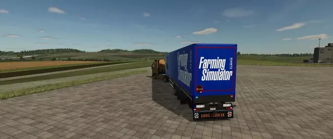 Kögel 16.5m Flatbed (Tarpaulin) Semi-Trailer Mod Image