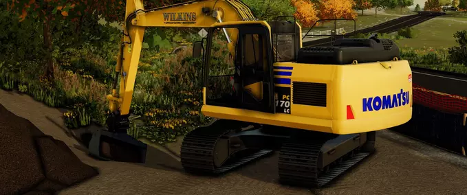 Exevators Komatsu PC 170 Farming Simulator mod