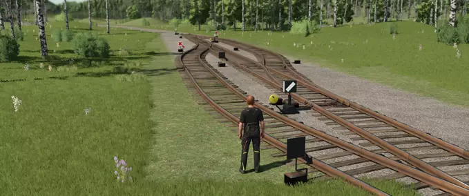 Placeable Objects ZCA Railroads Farming Simulator mod