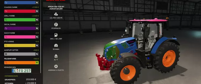 Claas Claas Arion 500 Farming Simulator mod