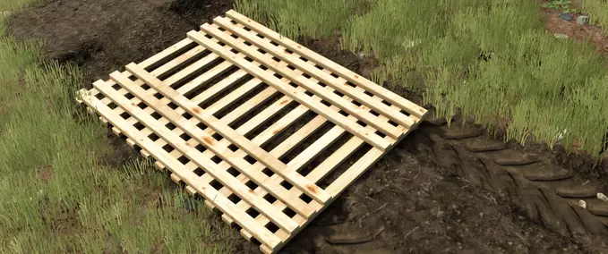 Placeable Objects Wooden Ground Mat Farming Simulator mod