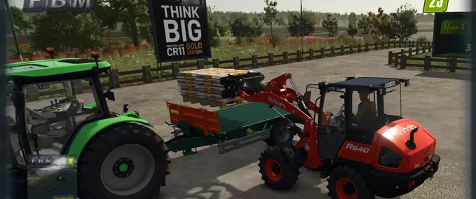 front loader Long Pallet Fork Farming Simulator mod