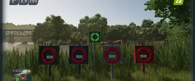 Decoration Lifebuoys Farming Simulator mod