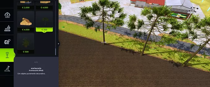 Decoration Araucaria Tree Farming Simulator mod