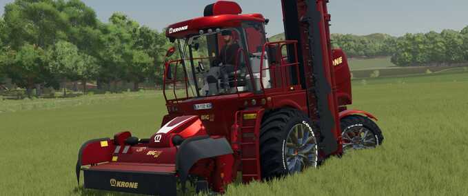 Mower Krone Big M Custom Farming Simulator mod