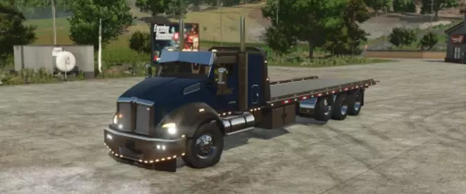 Trucks T880 Rollback Tow Truck Farming Simulator mod