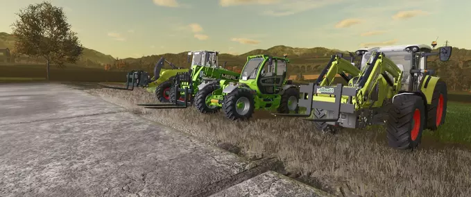 Other Implements Pallet Fork Pack with Tension Belt Farming Simulator mod