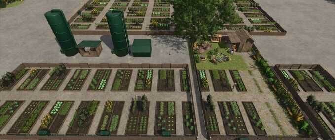 Greenhouses Open Air Garden Farming Simulator mod