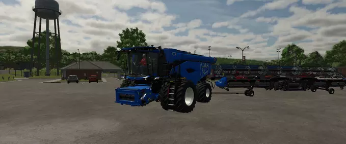 Other manufactors New Holland CR11 / Case AF11 with Headers Farming Simulator mod