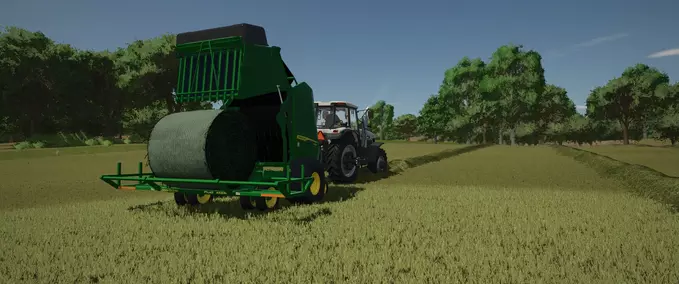 Balers John Deere 561R + A520R Accumulator Farming Simulator mod