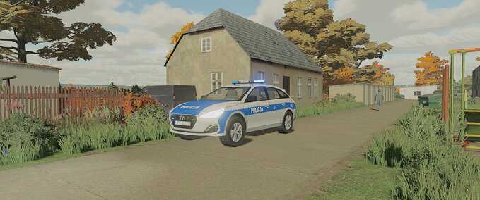 Cars Hyundai i30 Wagon KMP Gorzów Wielkopolski Farming Simulator mod