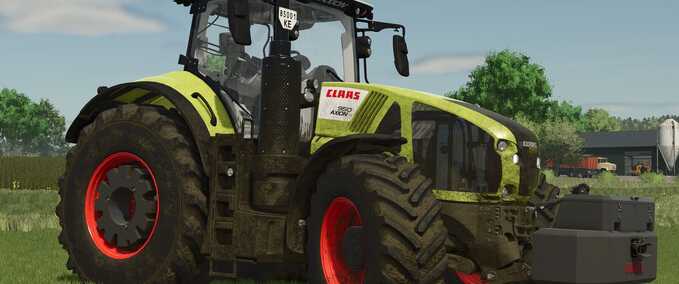 Tractors Claas Axion 920-960 & Claas W 1800 Weight Farming Simulator mod