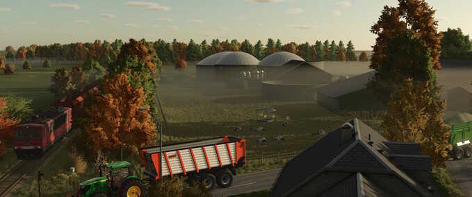 Big Maps Schwesing Bahnhof Farming Simulator mod