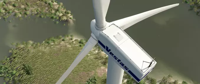 Buildings with Functions Wind Turbine Pack Farming Simulator mod