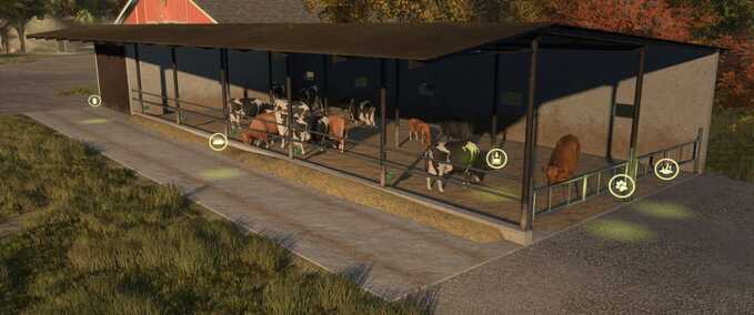 Animal Pens Shed Cow Barn Farming Simulator mod