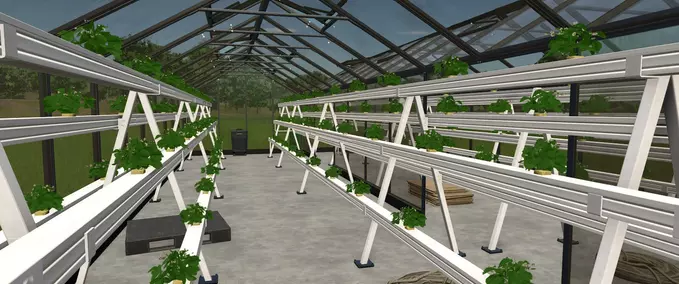 Hydroponics Greenhouse Mod Image